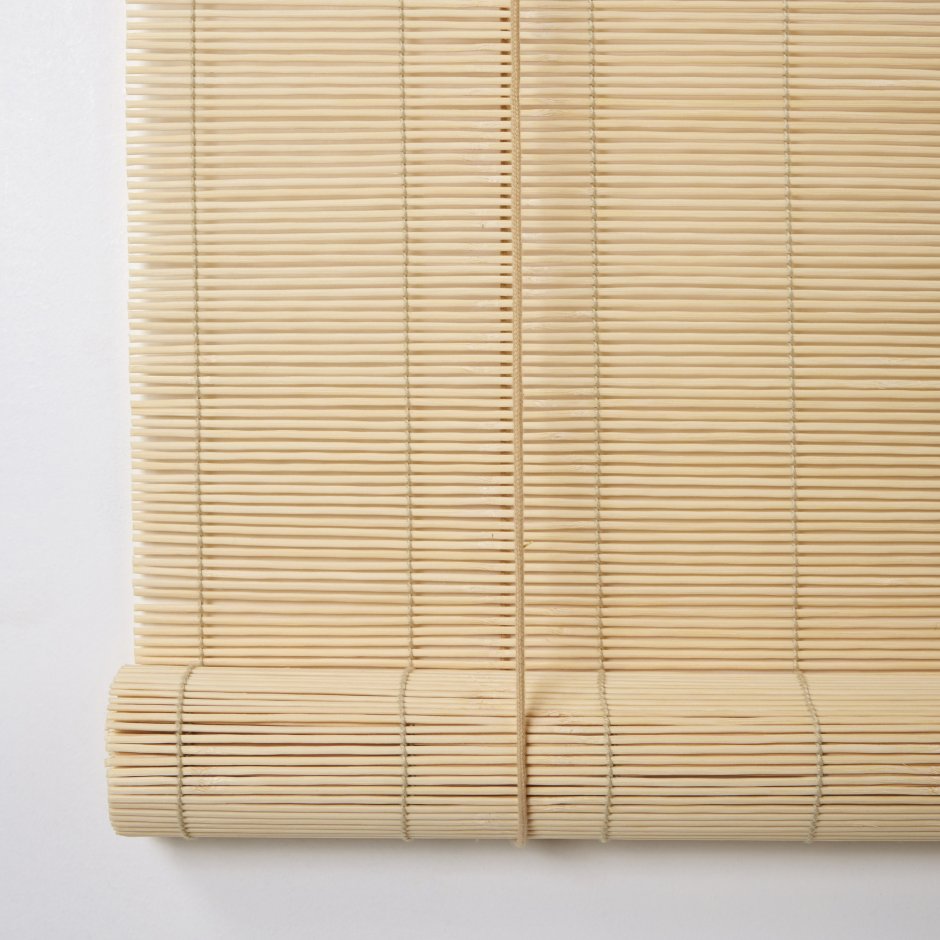 7003. Бамбуковая рулонная штора 060х160. Нагоя натуральная