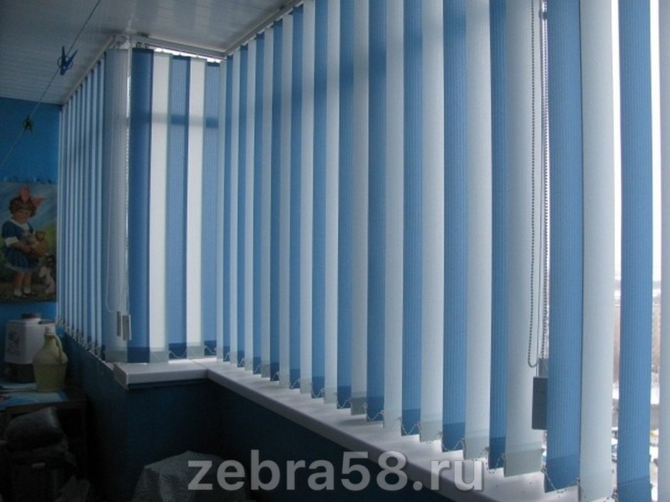 Вертикальные жалюзи на лоджию