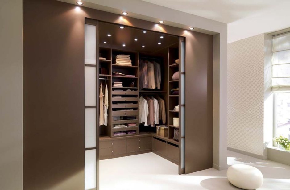 Гардеробная в спальне