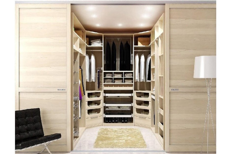 Раздвижная гардеробная