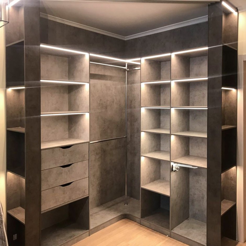 Угловая гардеробная