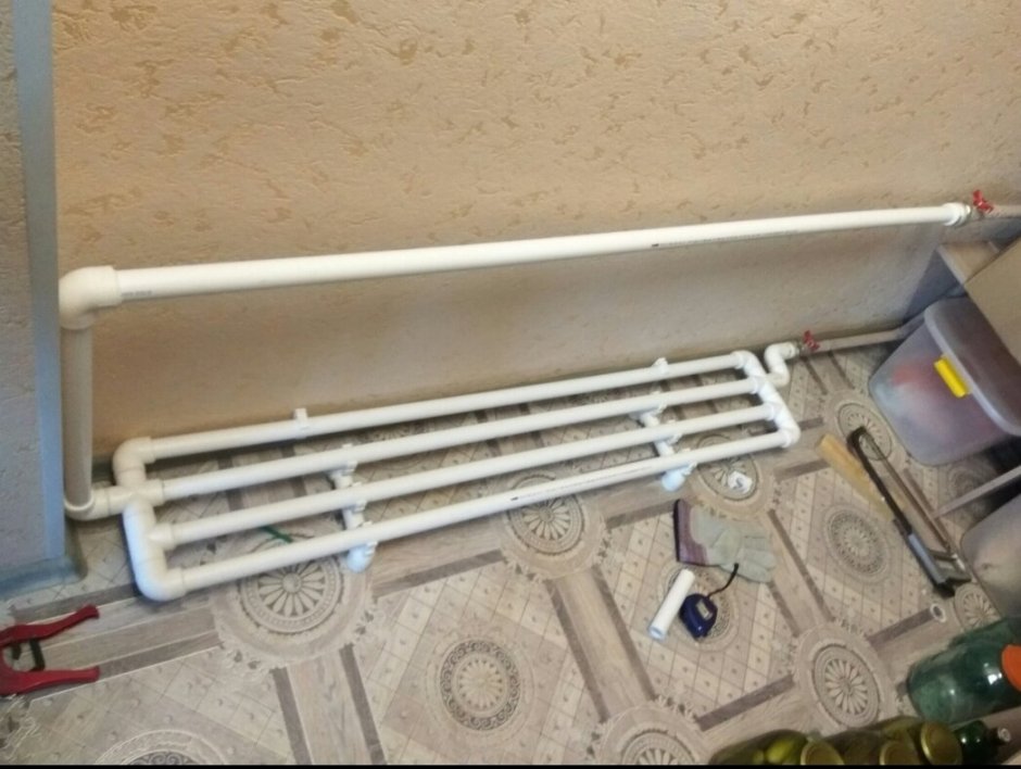 Сушилка для обуви из полипропиленовых труб