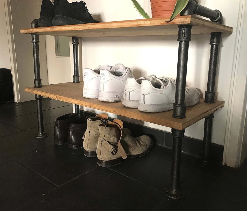 Галошница для обуви в стиле лофт