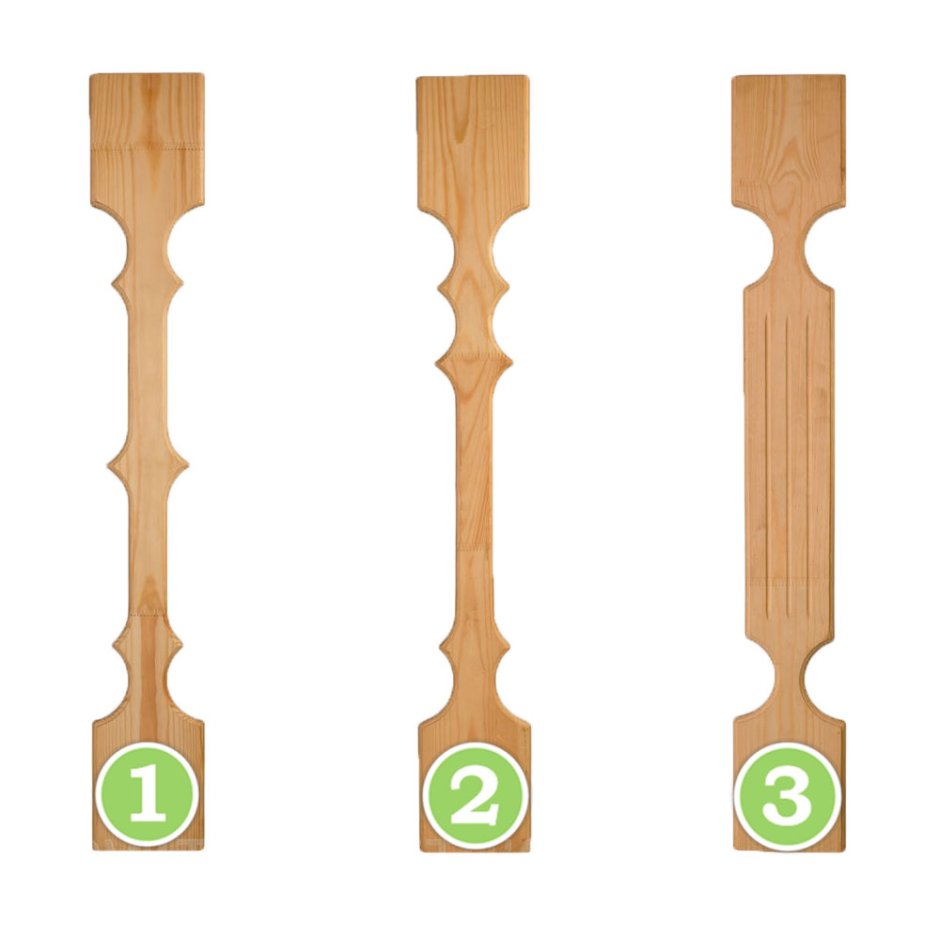 Подбалясенник для плоских балясин