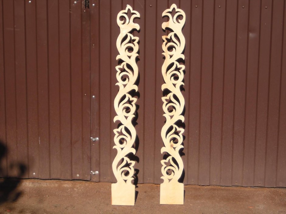Трафарет для резного забора