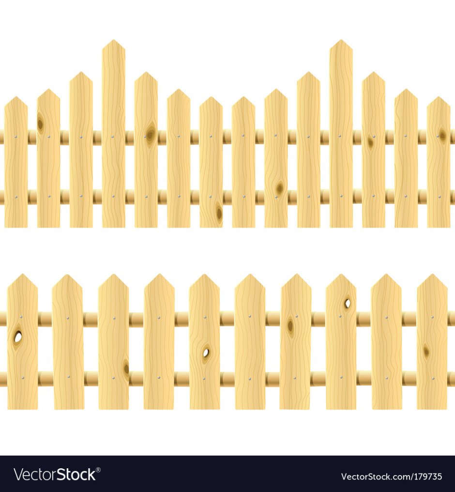 Узоры на деревянном заборе