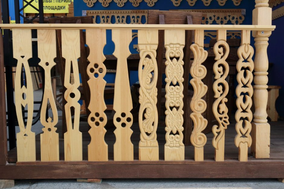Прорезная резьба балюстрада