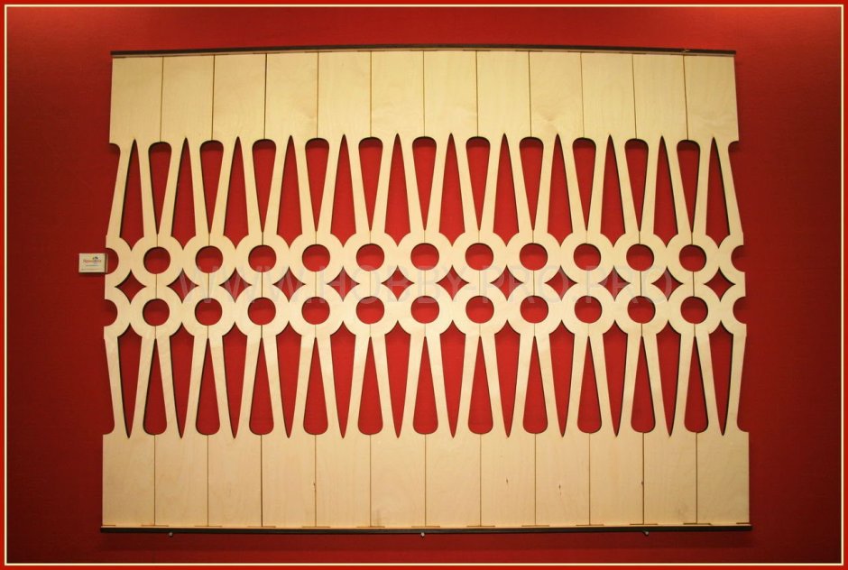 Пропильная резьба балясины