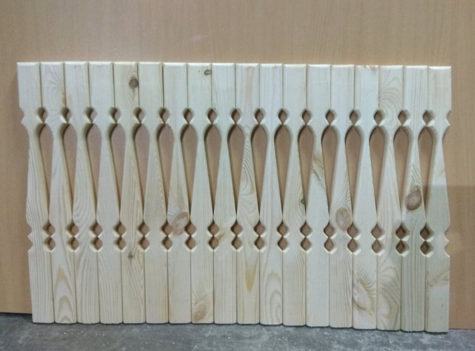 Плоские балясины из дерева