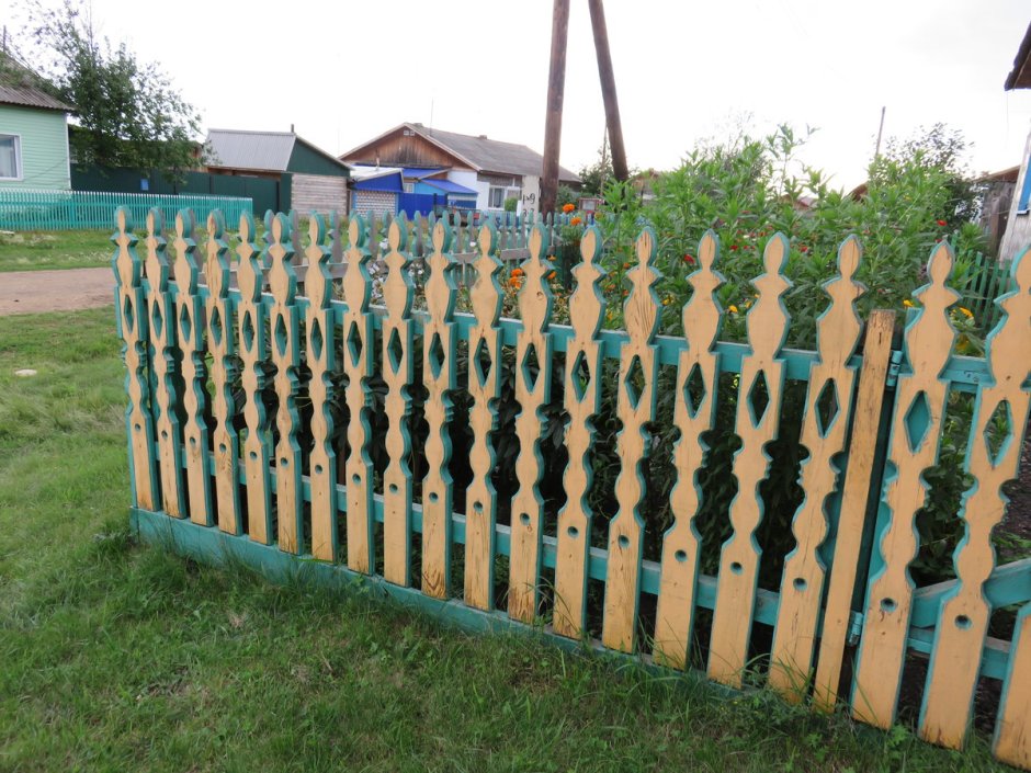 Резной Палисад забор