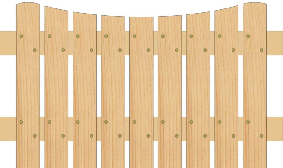 Штакетник частокол 3 м