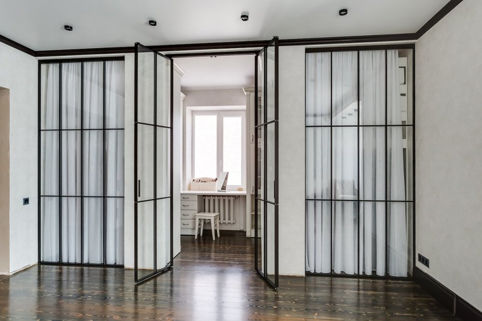 Межкомнатные перегородки гармошка аристо