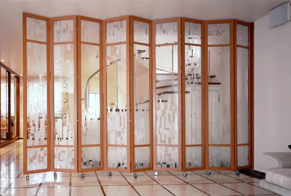 Сдвижные перегородки межкомнатные гармошка