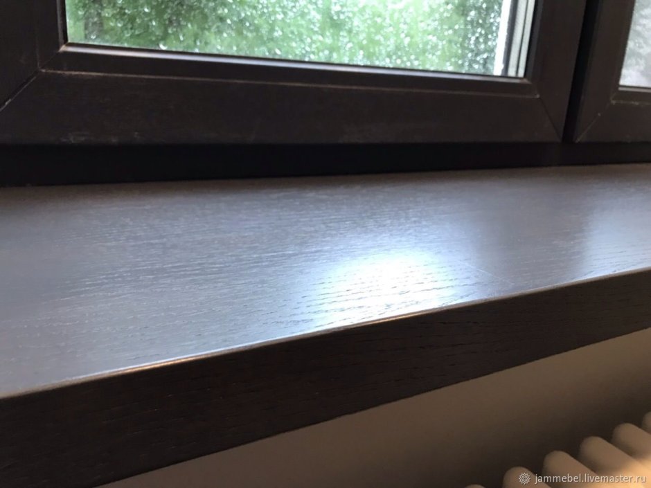 Подоконник из массива дуба