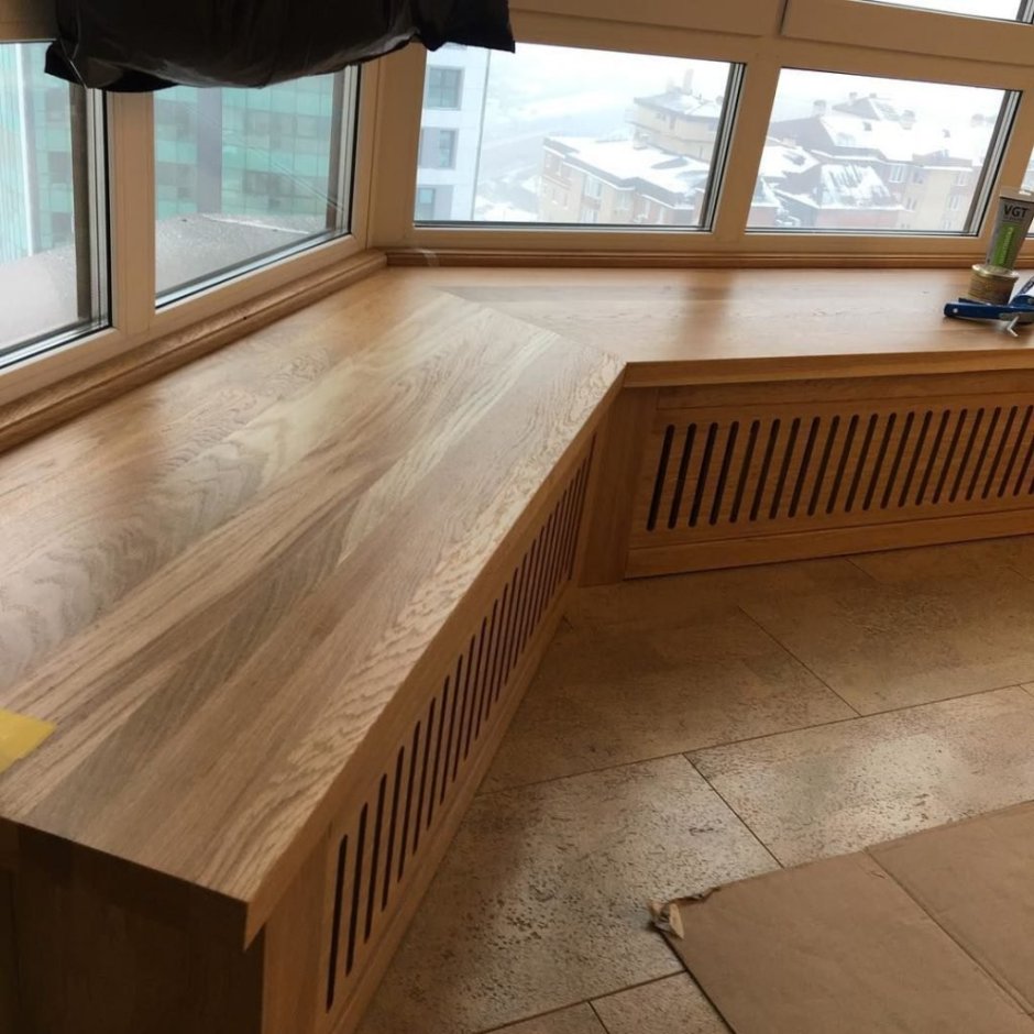 Подоконник из фанеры