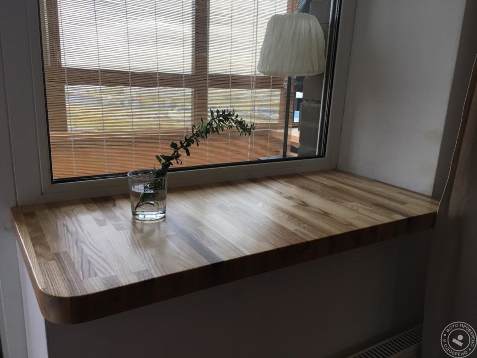 Деревянные подоконники в интерьере