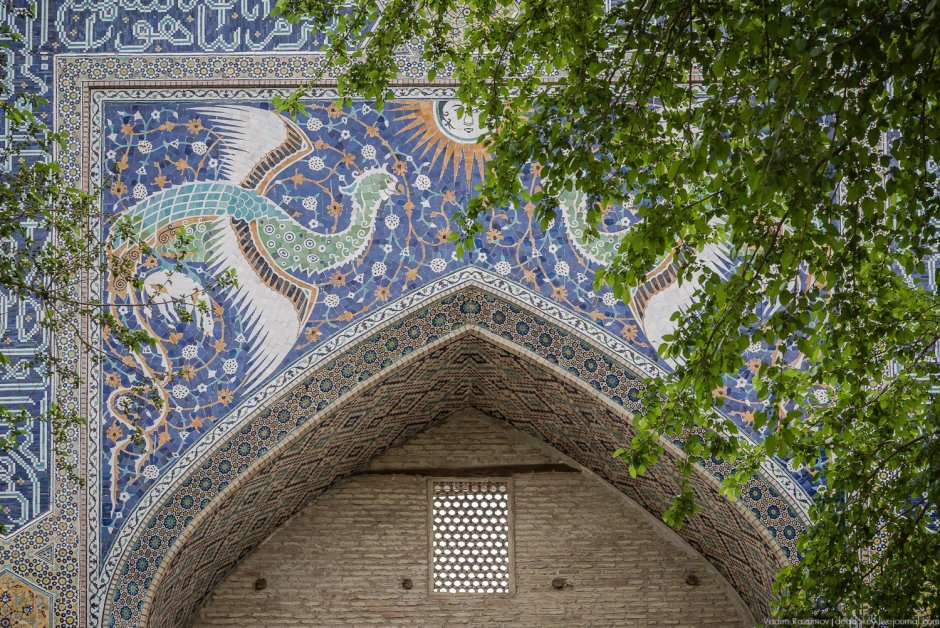 Мозаика медресе Самарканд