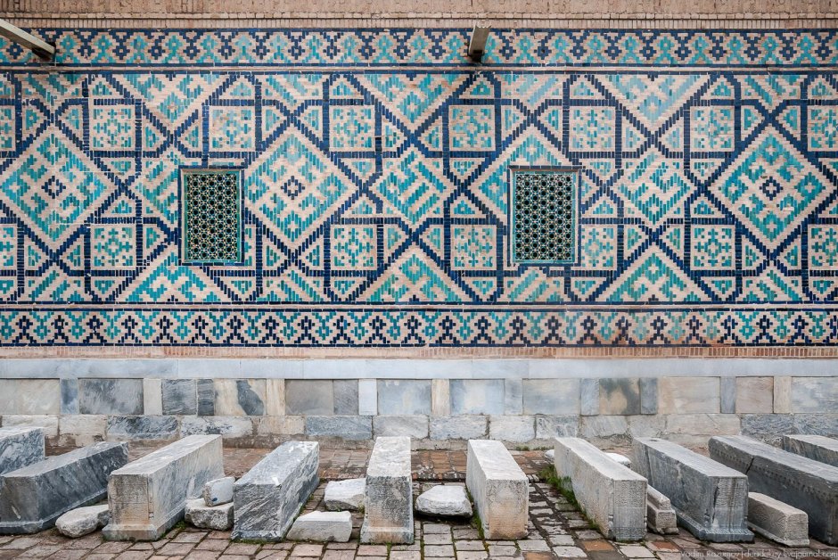 Узбекистанская мозайка в архитектуре