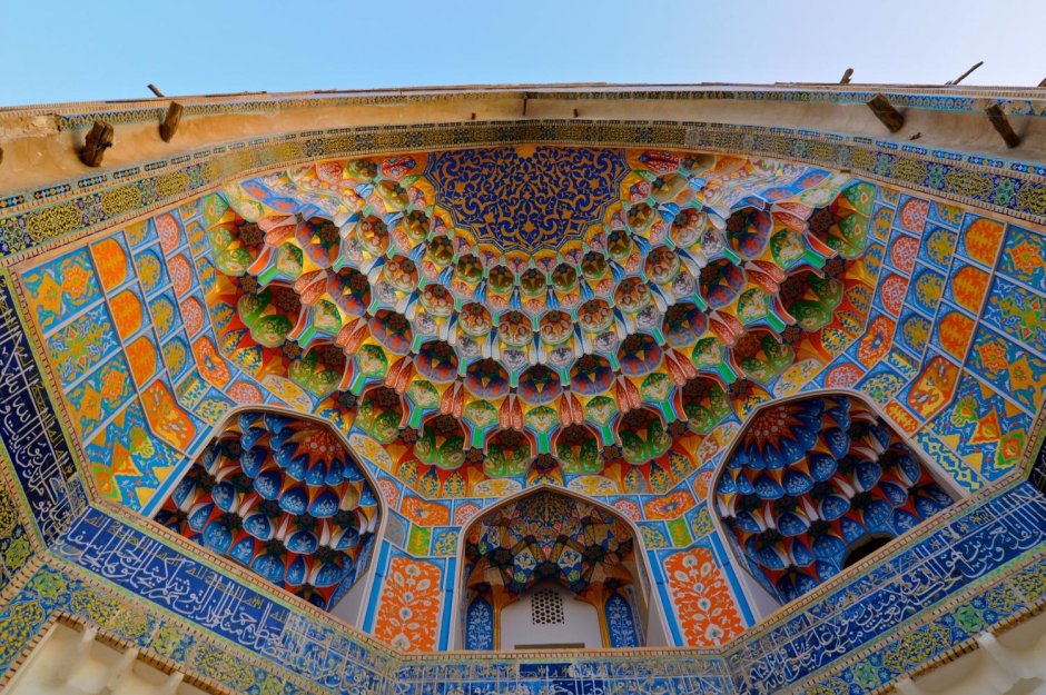 Фон необычный Узбекистана