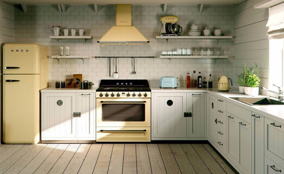 Вытяжка Smeg в интерьере