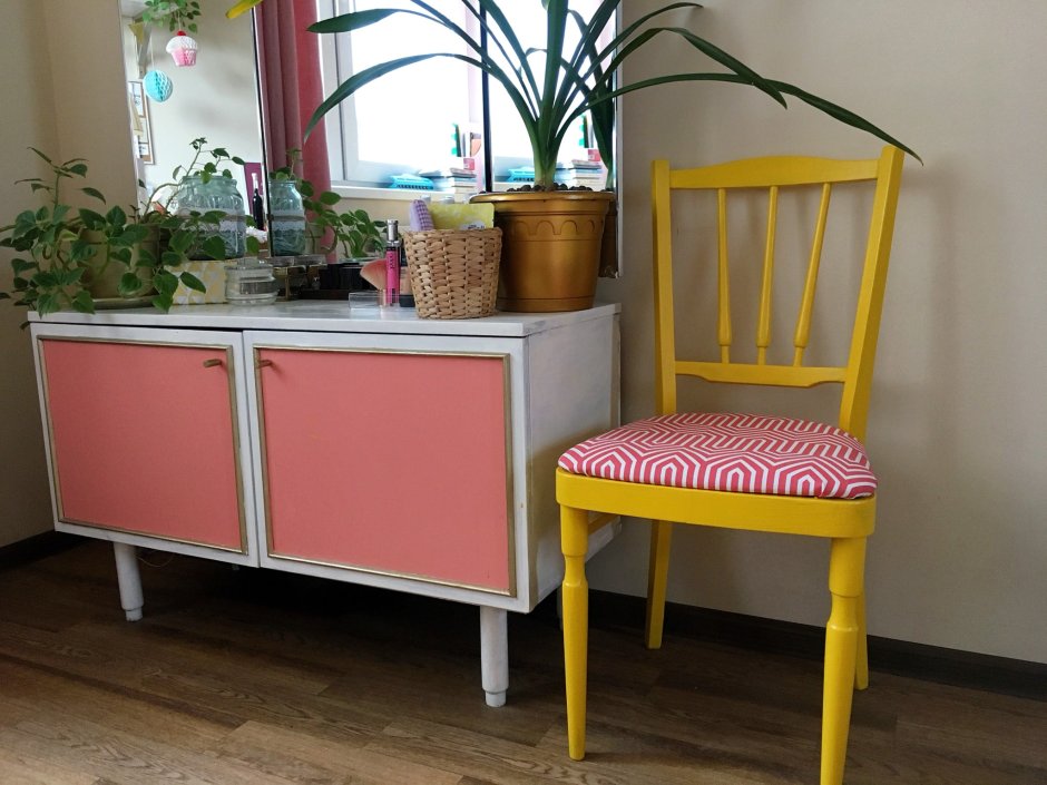 Перекраска советских стульев