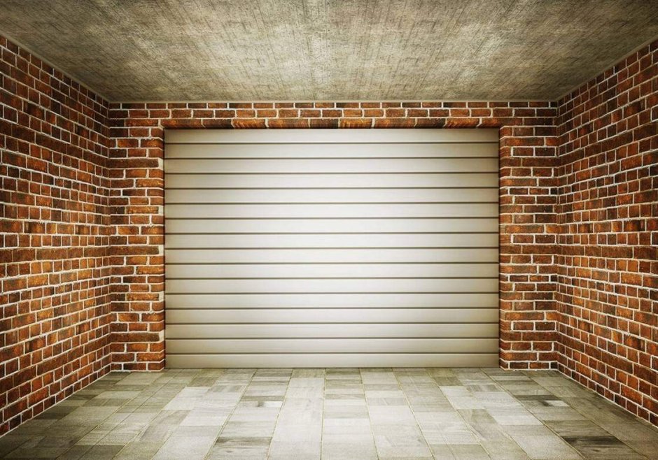 Стена гараж кирпич