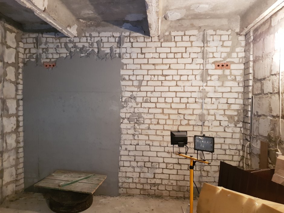 Оштукатуривание гаража