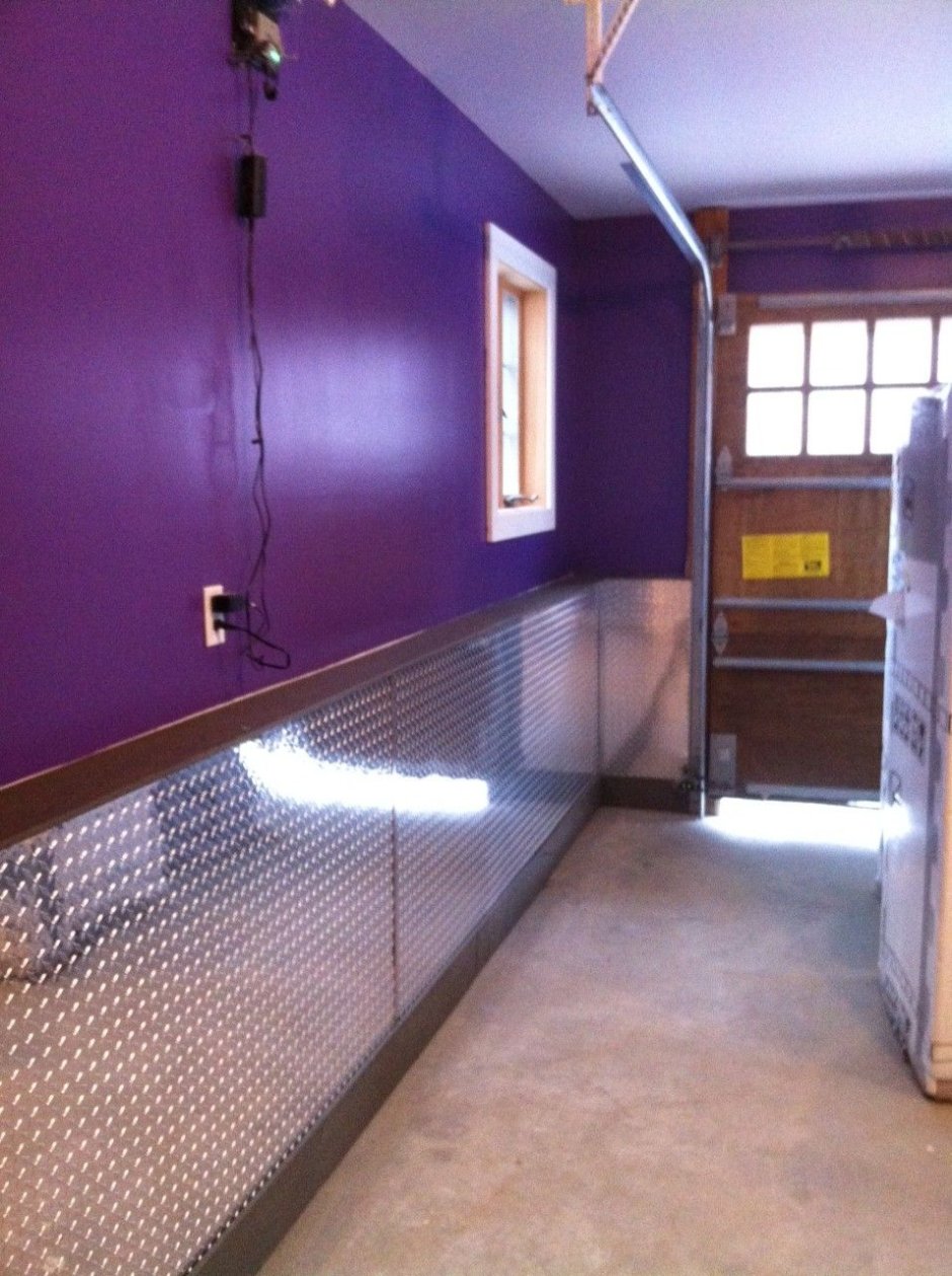 Покрасить стены в гараже