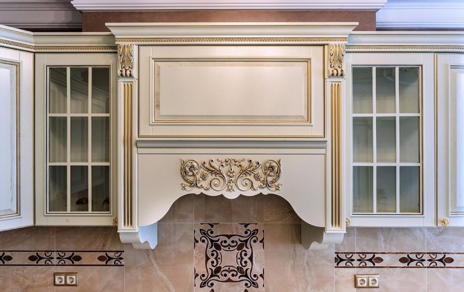 Беатриче кухня тёмная патина