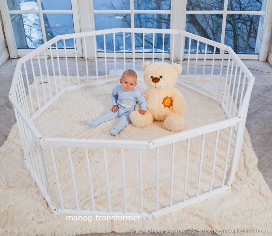 Детский манеж комфорт СП 10 секций