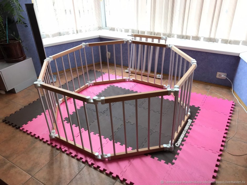 Манеж-трансформер "жемчужный"