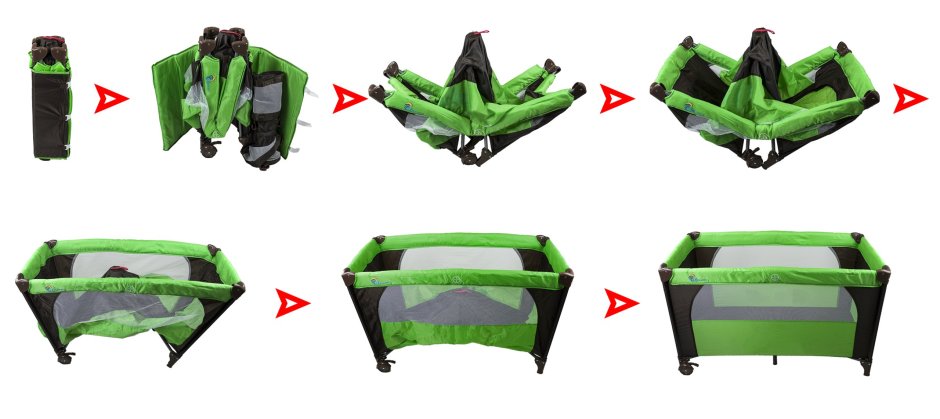 Манеж складной в сумке, hf013