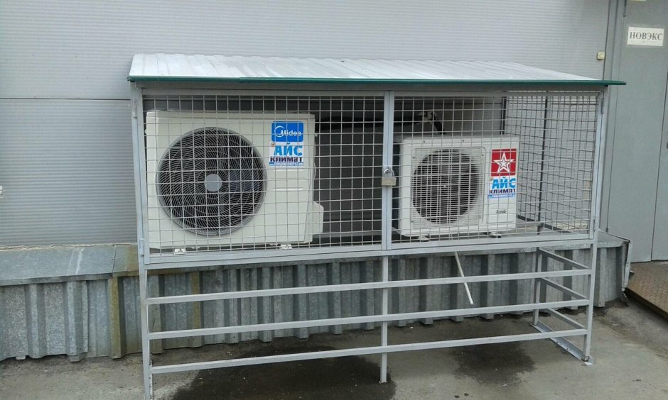 Защитный короб для наружного блока сплит системы Мицубиси