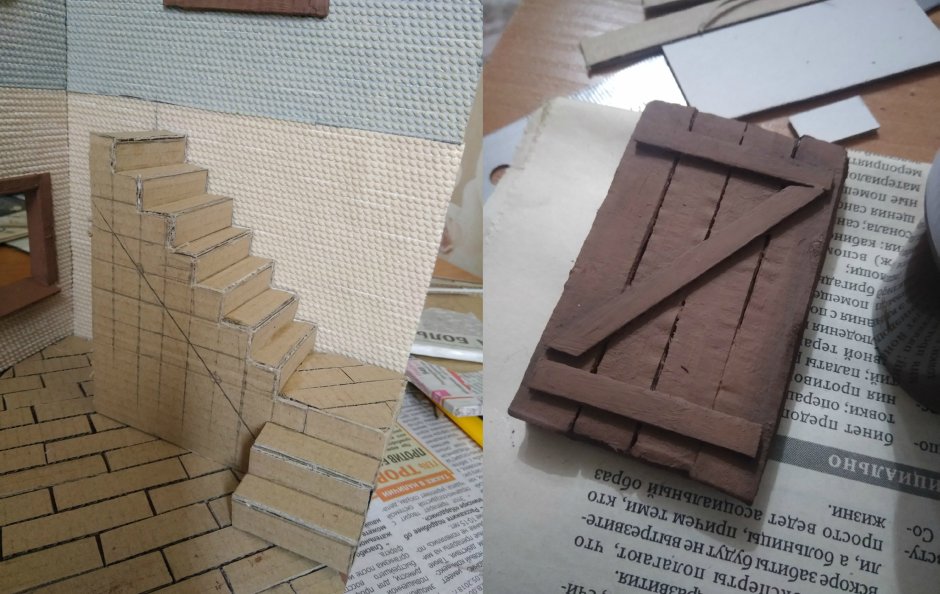 Миниатюрки из картона