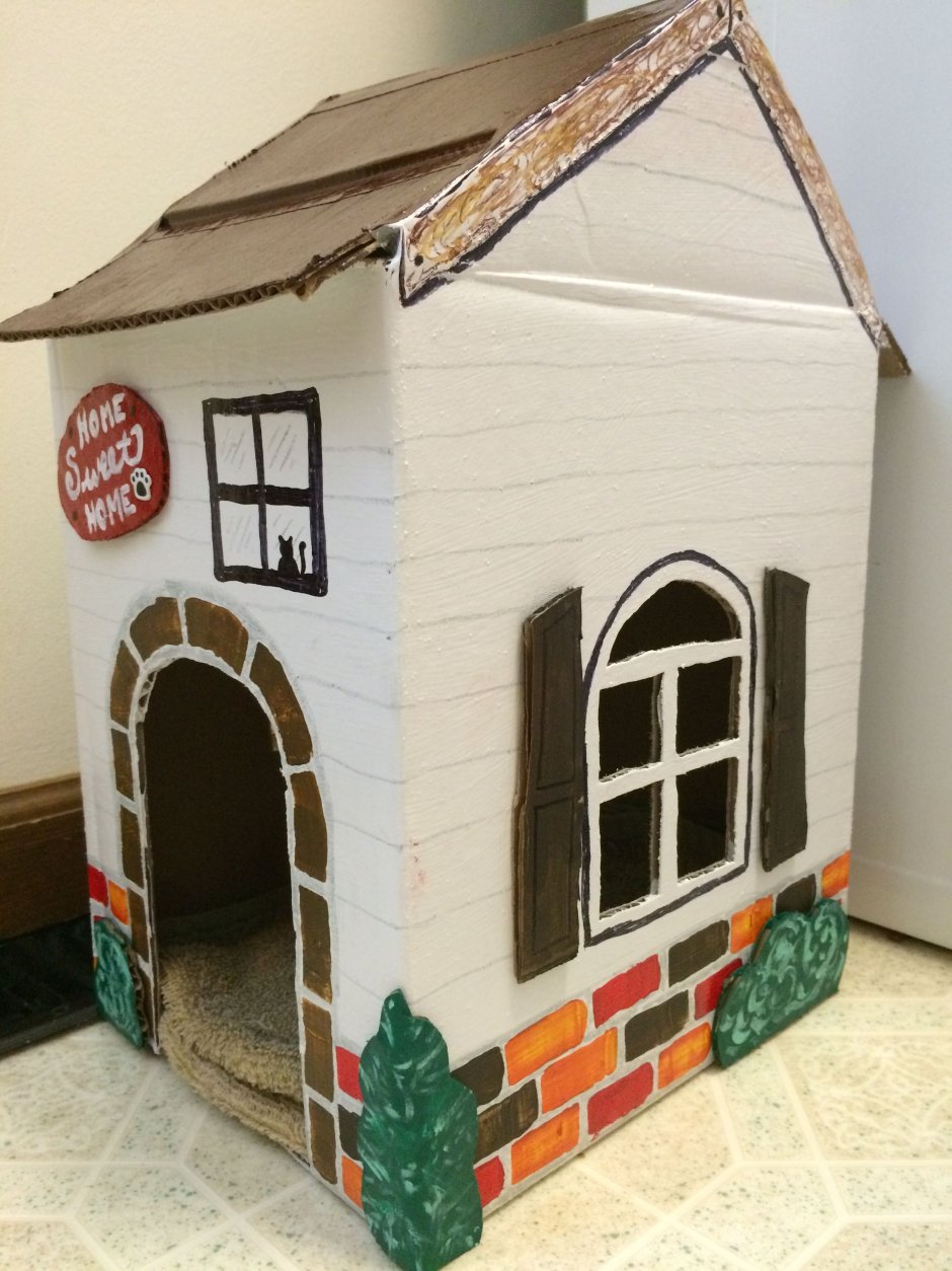 Украшения для картонного домика