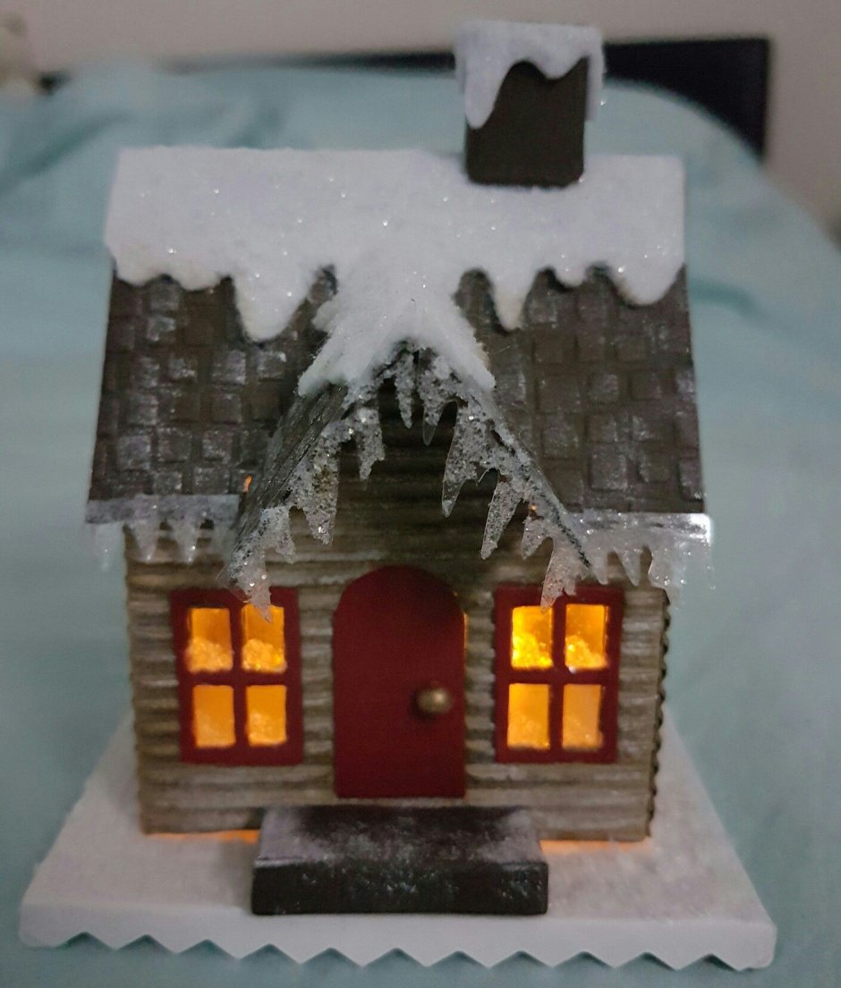 Снежный домик поделка