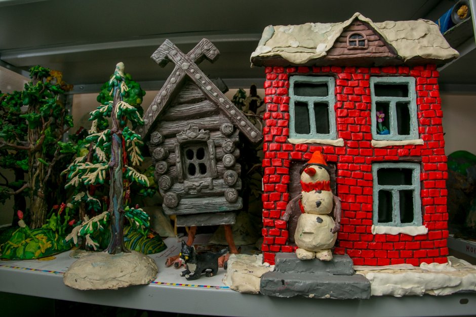 Дом из пластилина