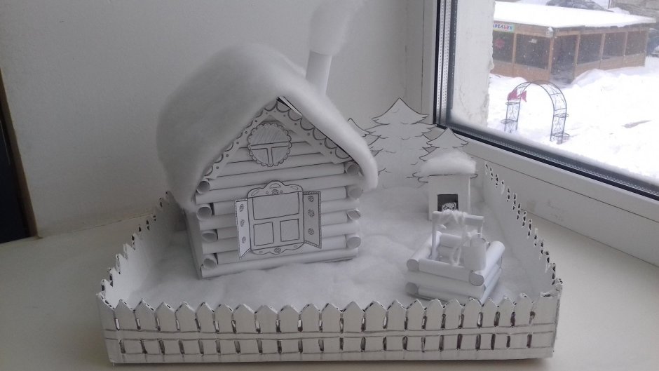 Поделка изба