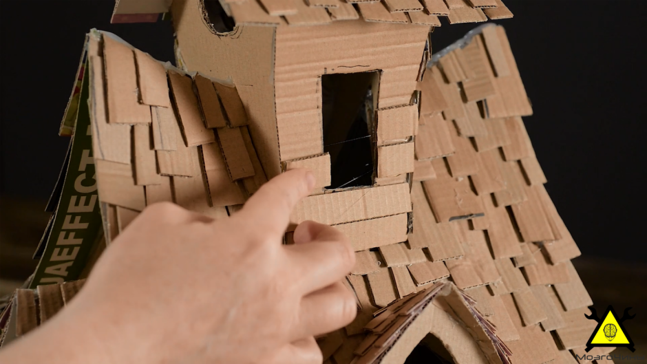 Крыша для картонного домика