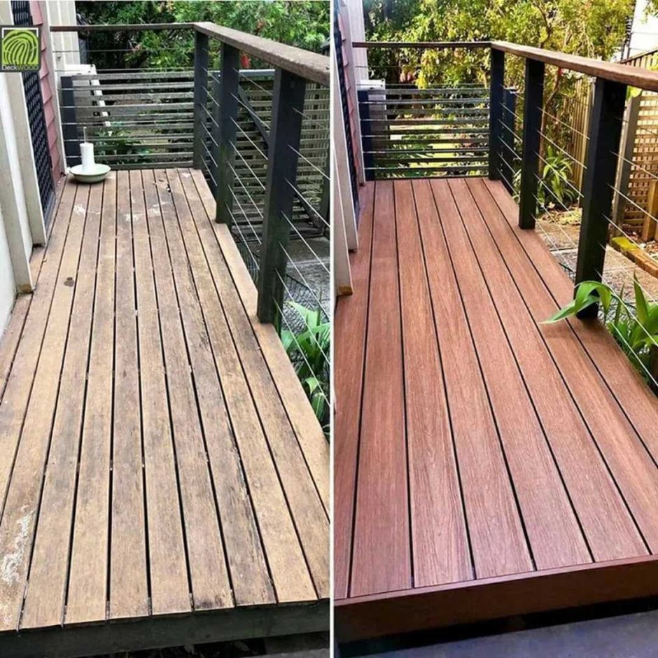 Террасная доска на балконе