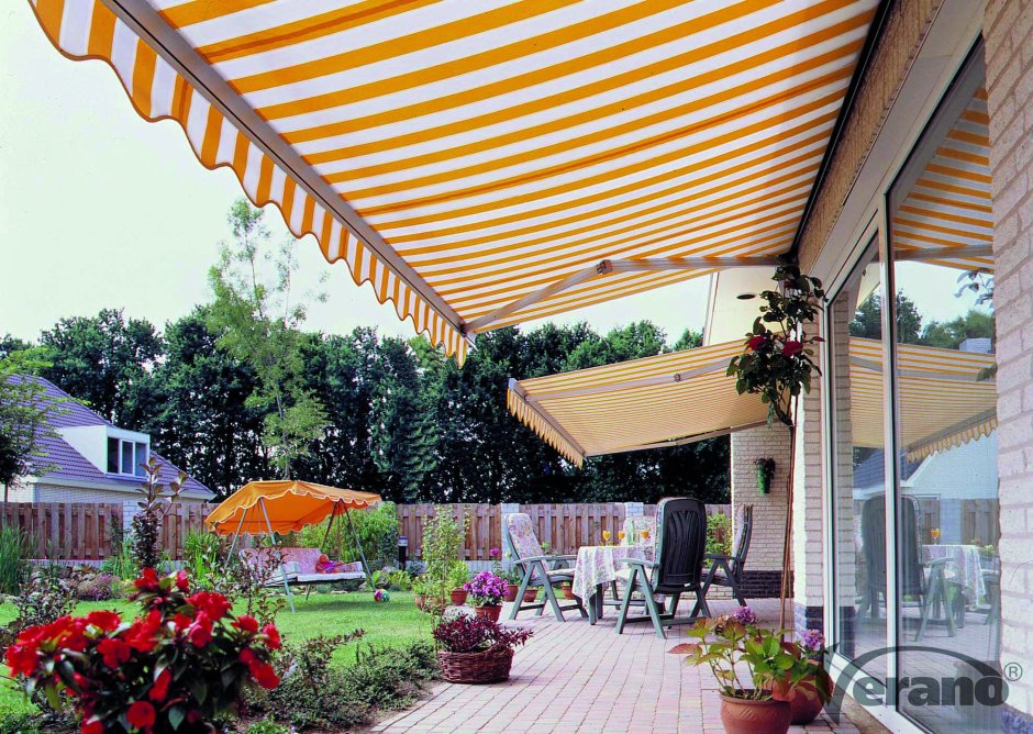 Маркизы для террасы своими руками