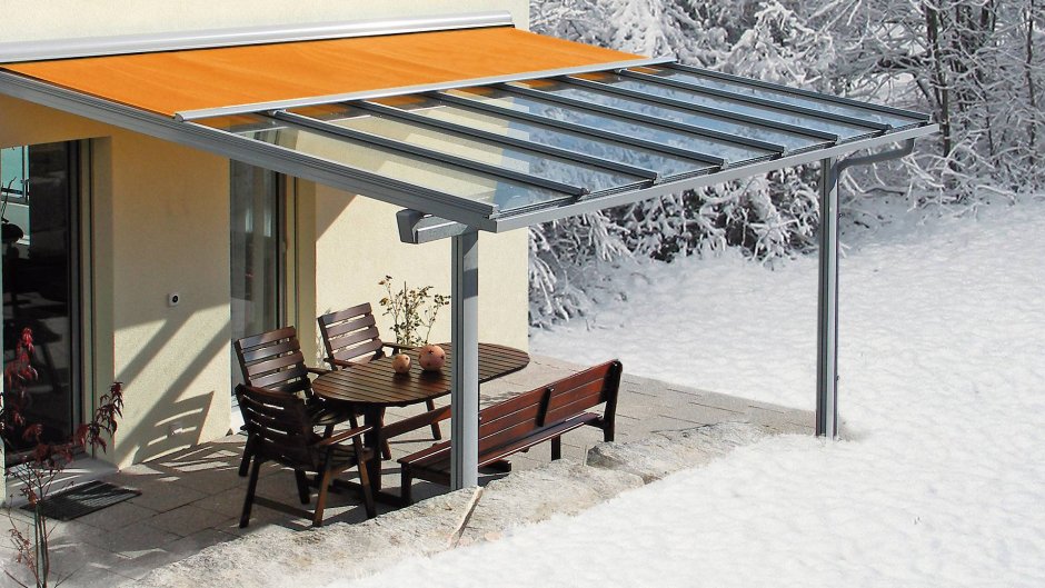 Консольный навес 6х2м