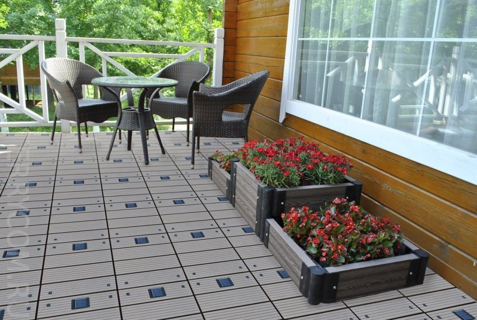 Садовый паркет из ДПК cm Garden