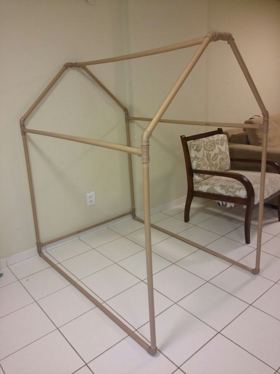 Палатка из полипропиленовых труб