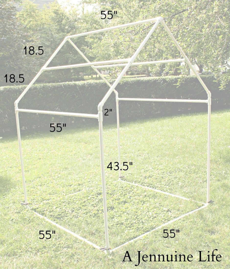 Палатка из ПВХ труб