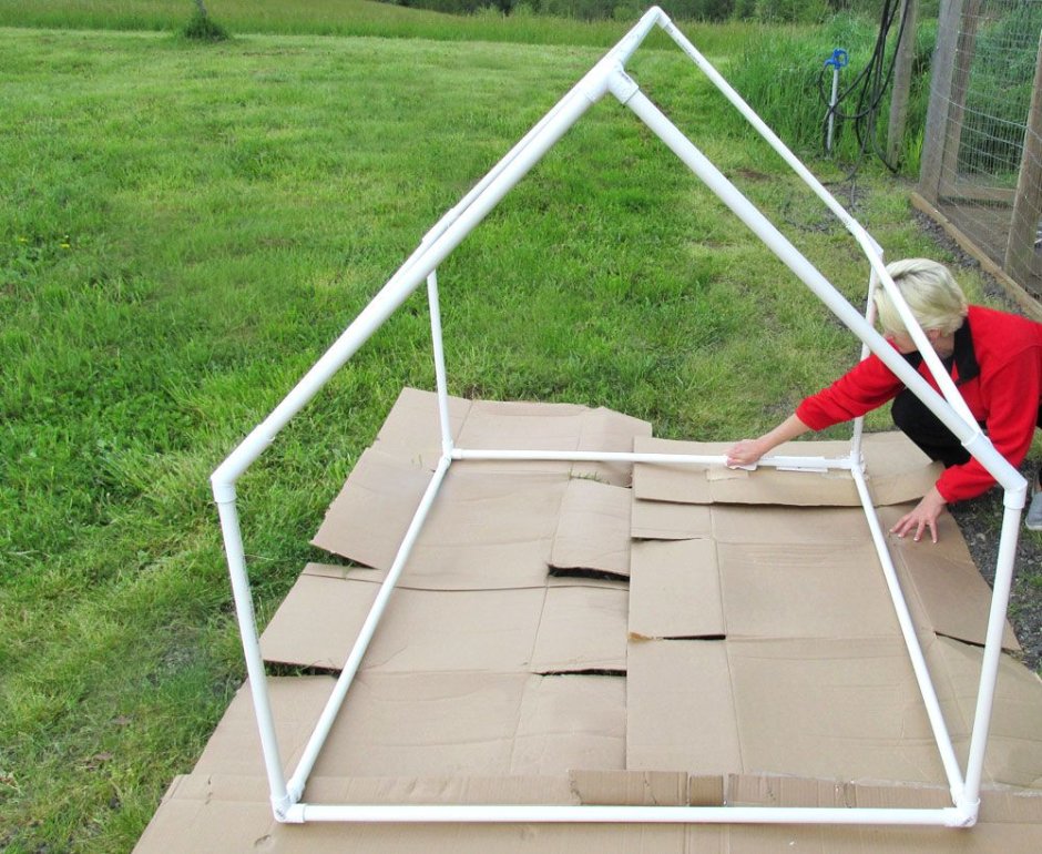 Палатка из ПВХ труб