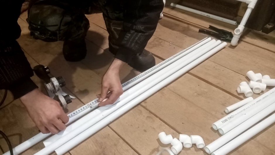 Рейлинги из полипропиленовых труб