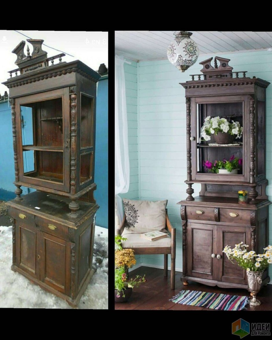 Советский сервант в современном интерьере