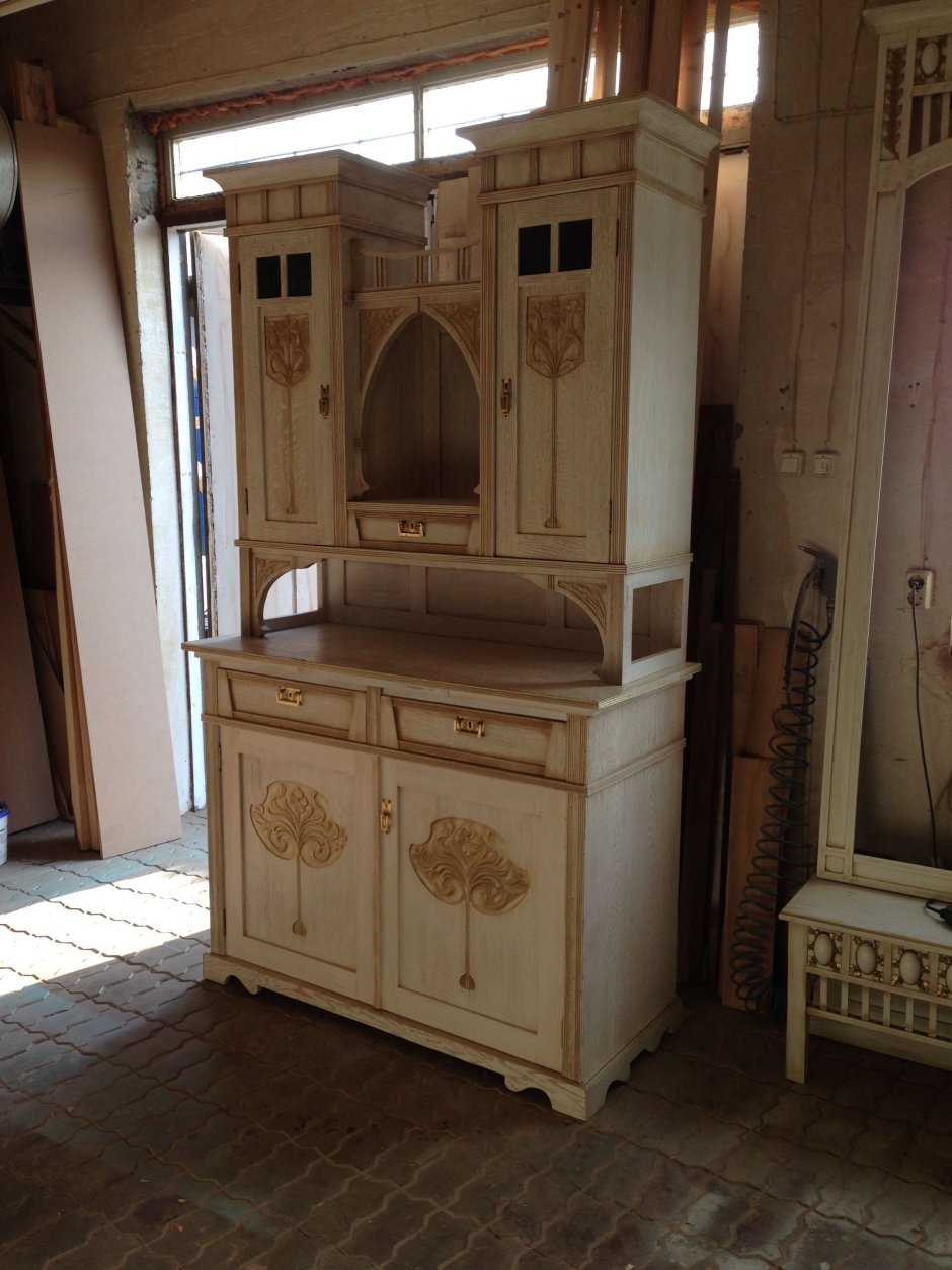 Старый буфет переделка