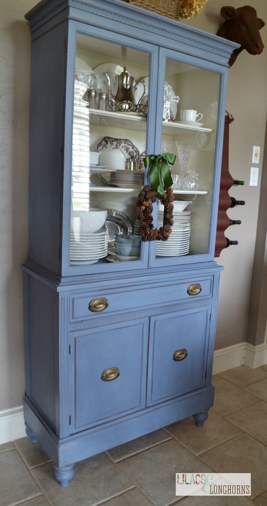 Тумба Румыния Винтаж перекраска красный